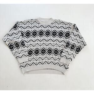 Vintage 90s Studio Winter Crewneck Sweater L